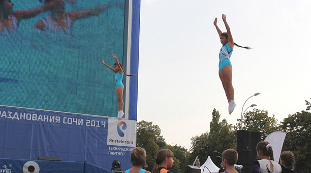 Фестиваль прыжков на батуте прошел в Краснодаре