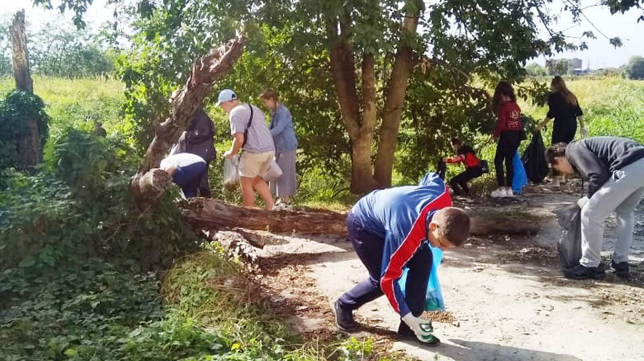 Учащиеся школы № 101 вышли на субботник