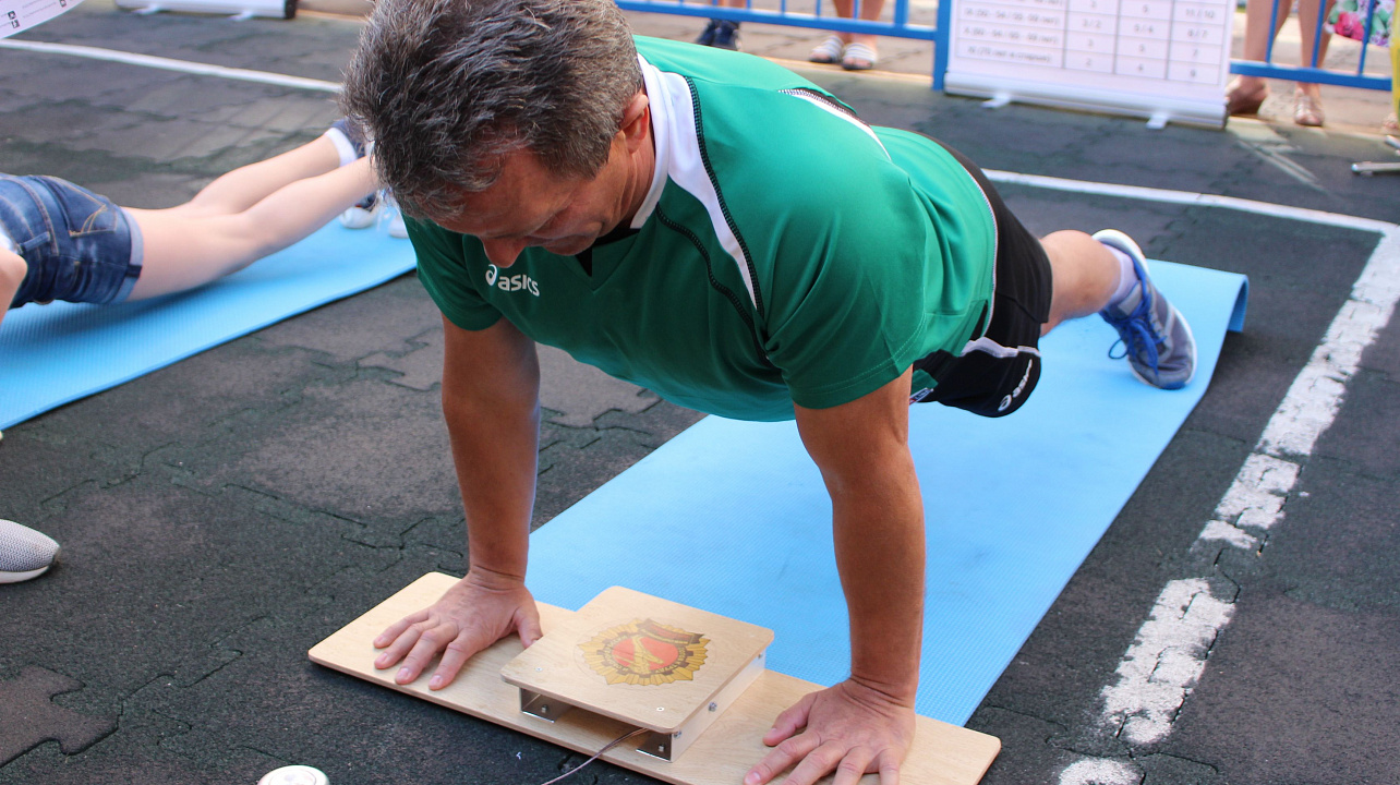 Жители ЖК «Панорама» начали выполнять нормативы ГТО