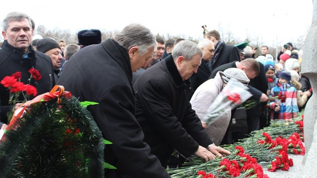 Жители Центрального округа приняли участие в торжественном митинге, посвященном освобождению Краснодара от немецко-фашистских захватчиков