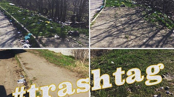 Жители пригорода Краснодара присоединяются к челленджу #trashtag по уборке мусора