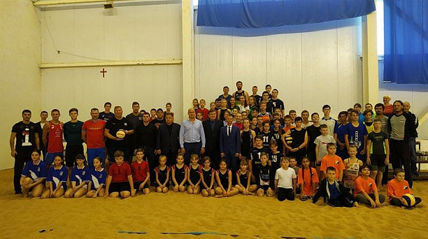 Мастер-класс сборной России и юных спортсменов