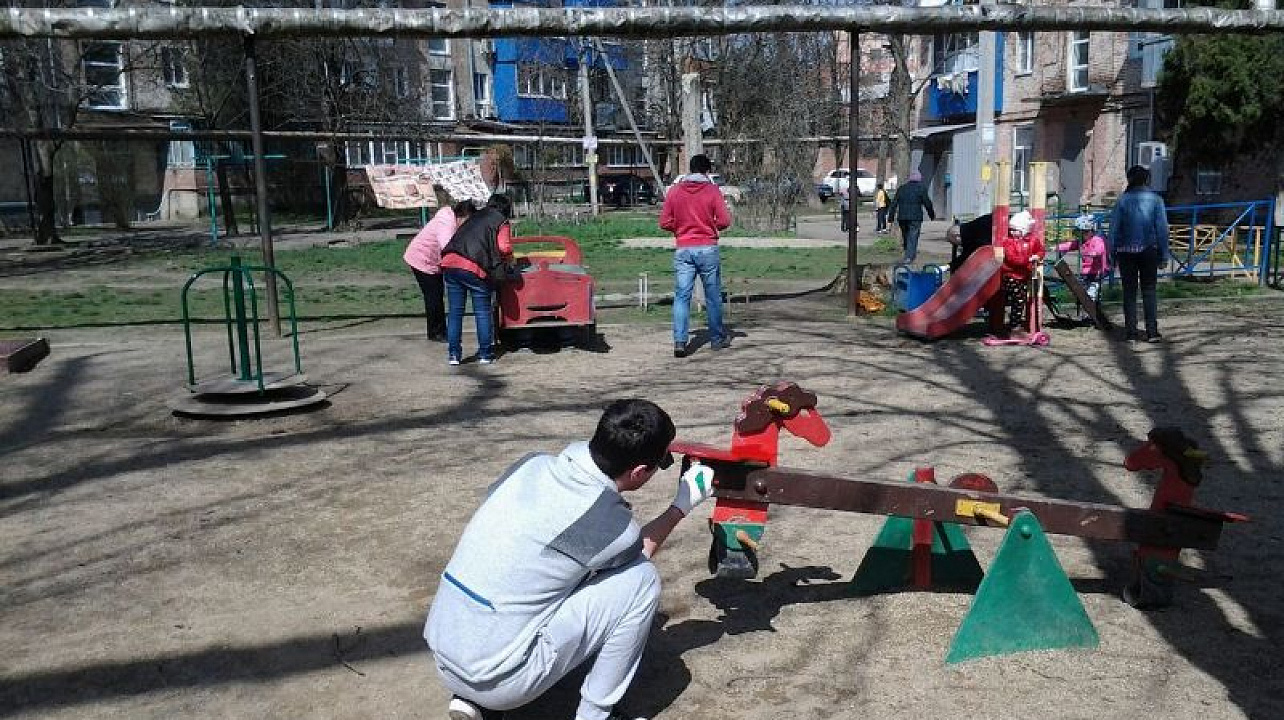 Жители Центрального округа приняли активное участие во Всекубанском субботнике