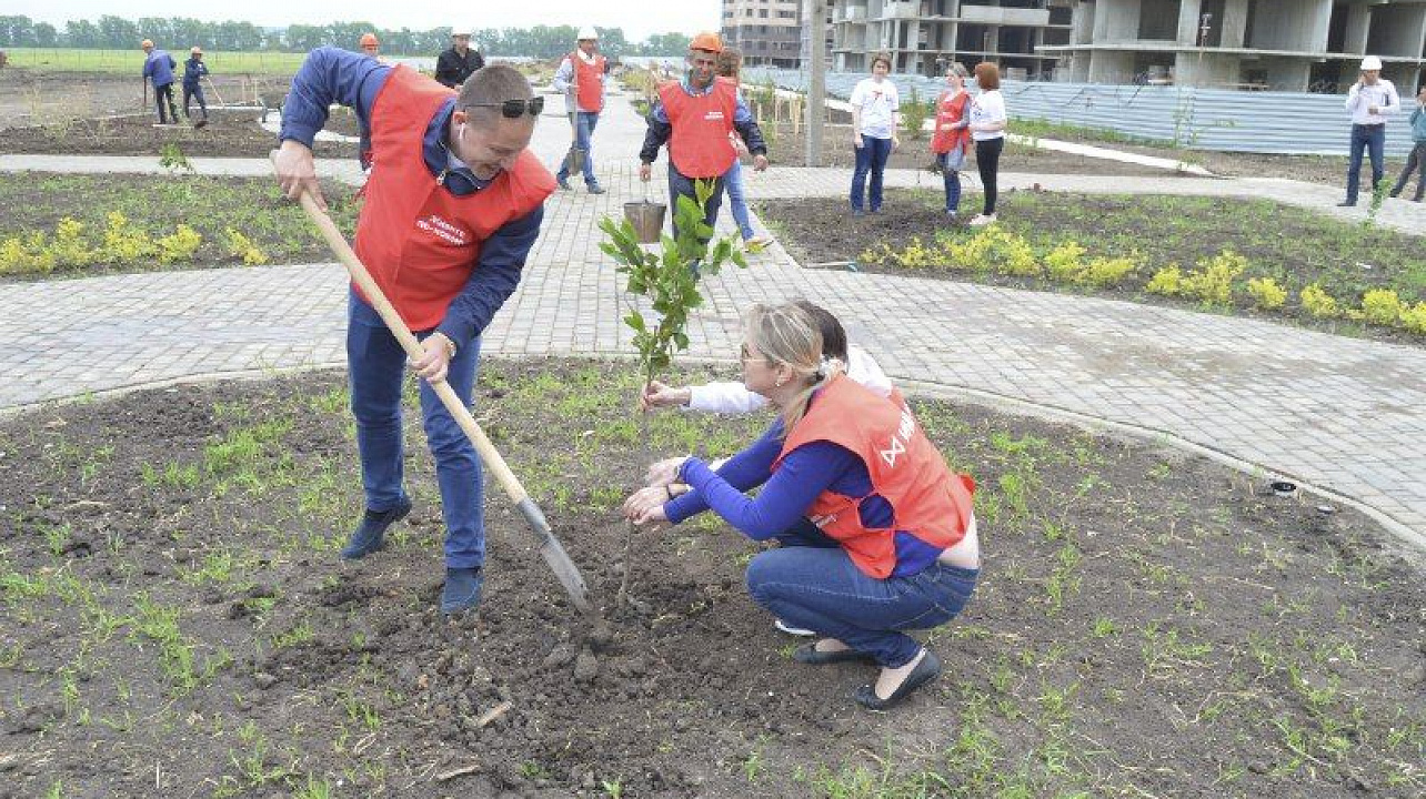 В Краснодаре продолжается благоустройство бульвара им. Ушакова