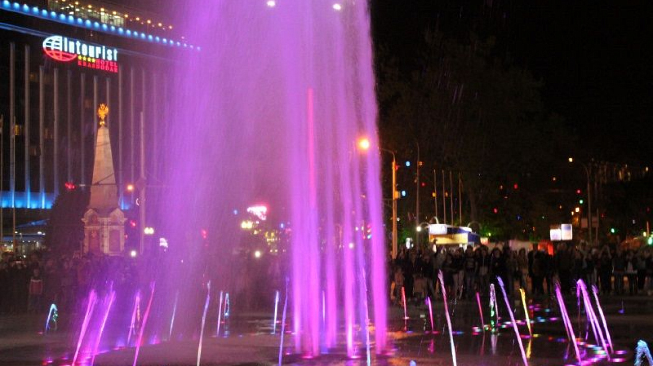 В Краснодаре дан старт сезону фонтанов