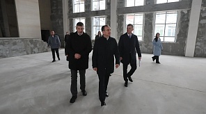 Губернатор Кубани и глава Краснодара проверили темпы строительства школы на 1550 мест на ул. им. Григория Пономаренко 