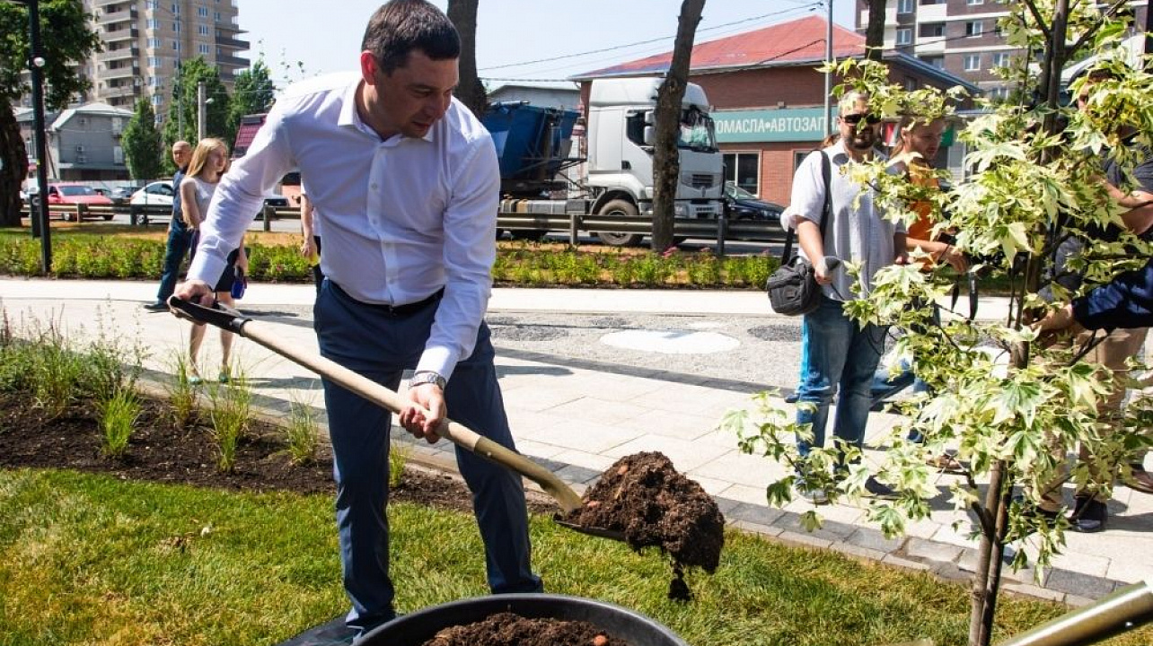 В Карасунском округе открыли бульвар «Бородинский»