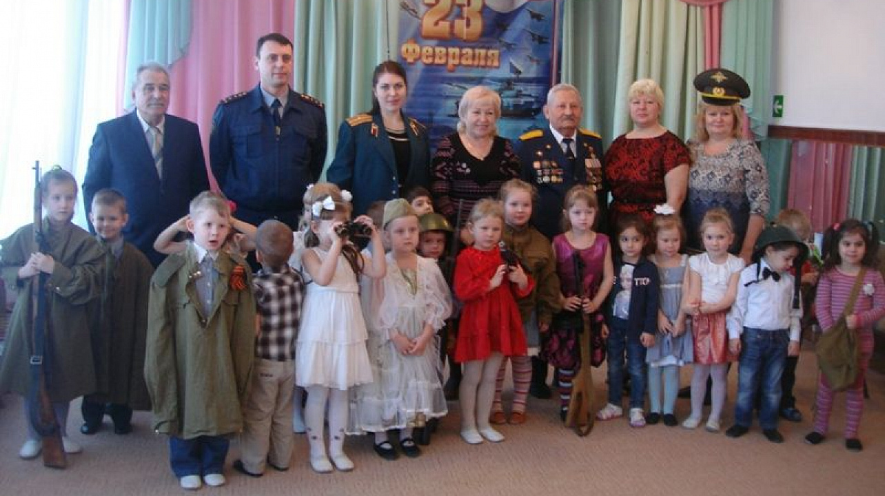 В детском саду № 168 состоялась встреча с ветеранами