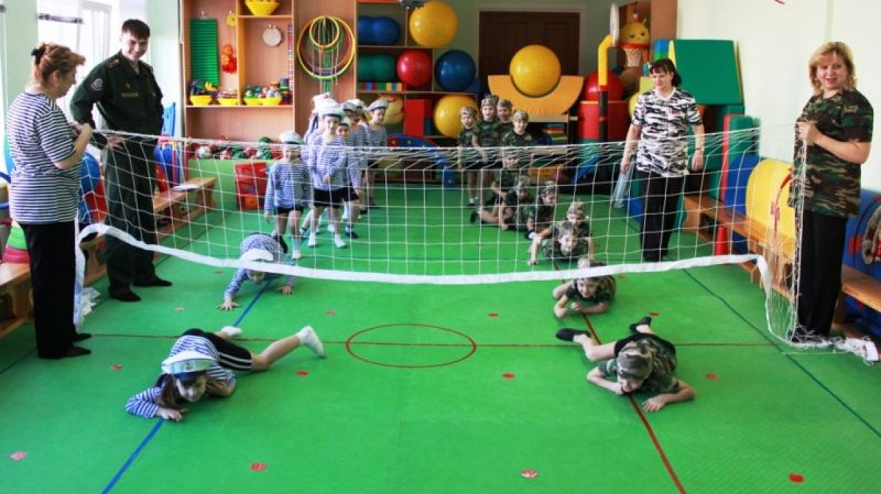 В детском саду № 115 прошла военно-спортивная игра