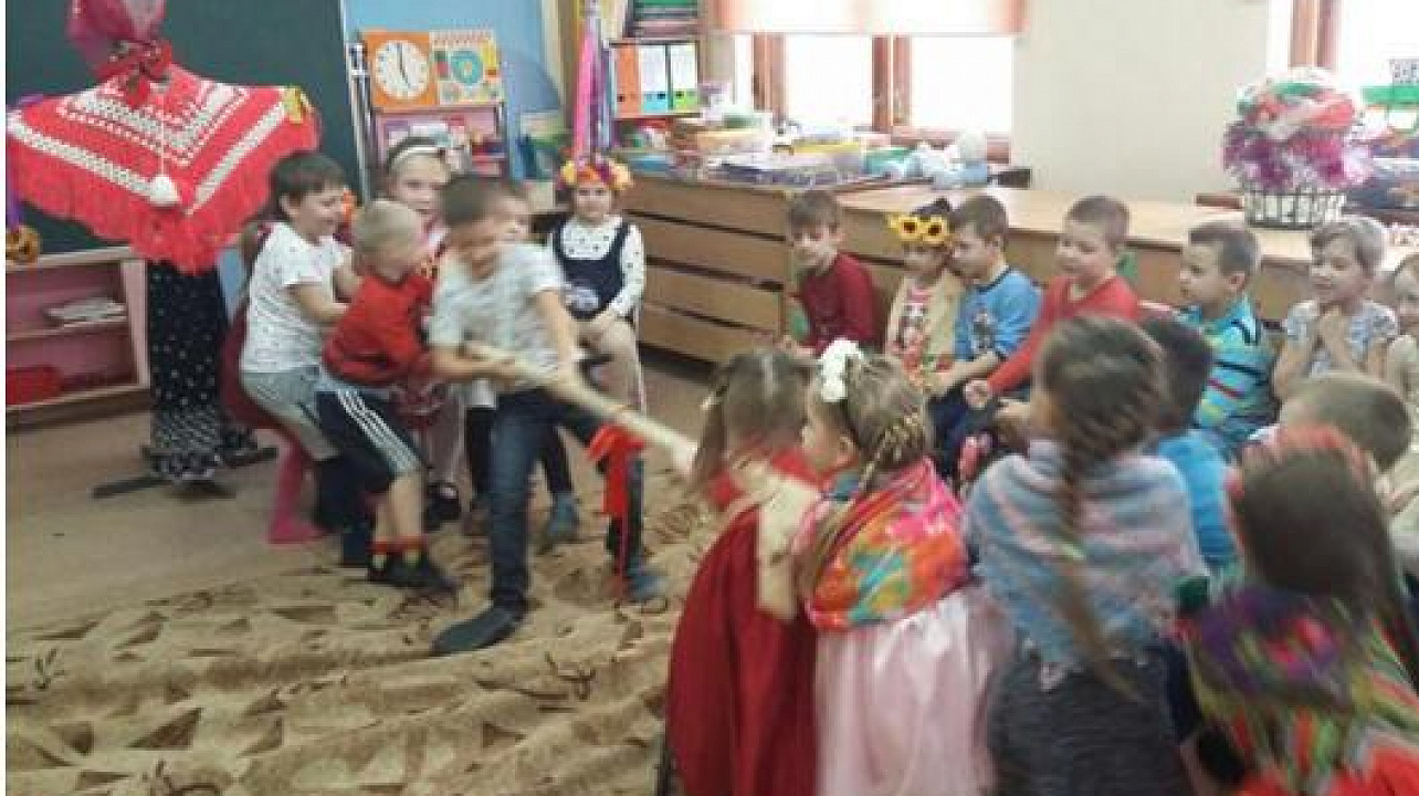 В детском саду Западного округа прошли проводы Масленицы