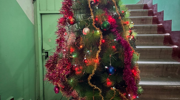 В Центральном округе проходит конкурс на лучшее новогоднее украшение двора