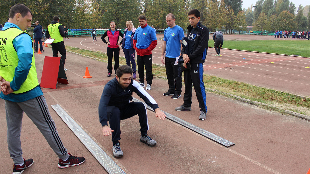 В Краснодаре участники Спартакиады профсоюзов начали выполнять нормативы ГТО