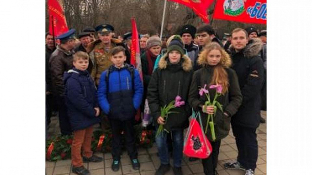 Учащиеся и педагоги СДЮСШ № 1 почтили память войнов, погибших при исполнении интернационального долга в Республике Афганистан