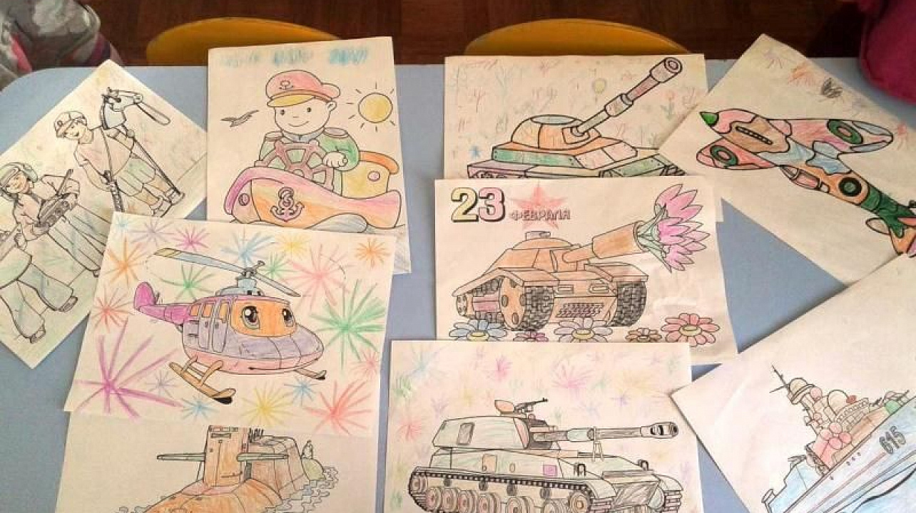 В детском саду № 61 прошло занятие «Знакомство с военной техникой»