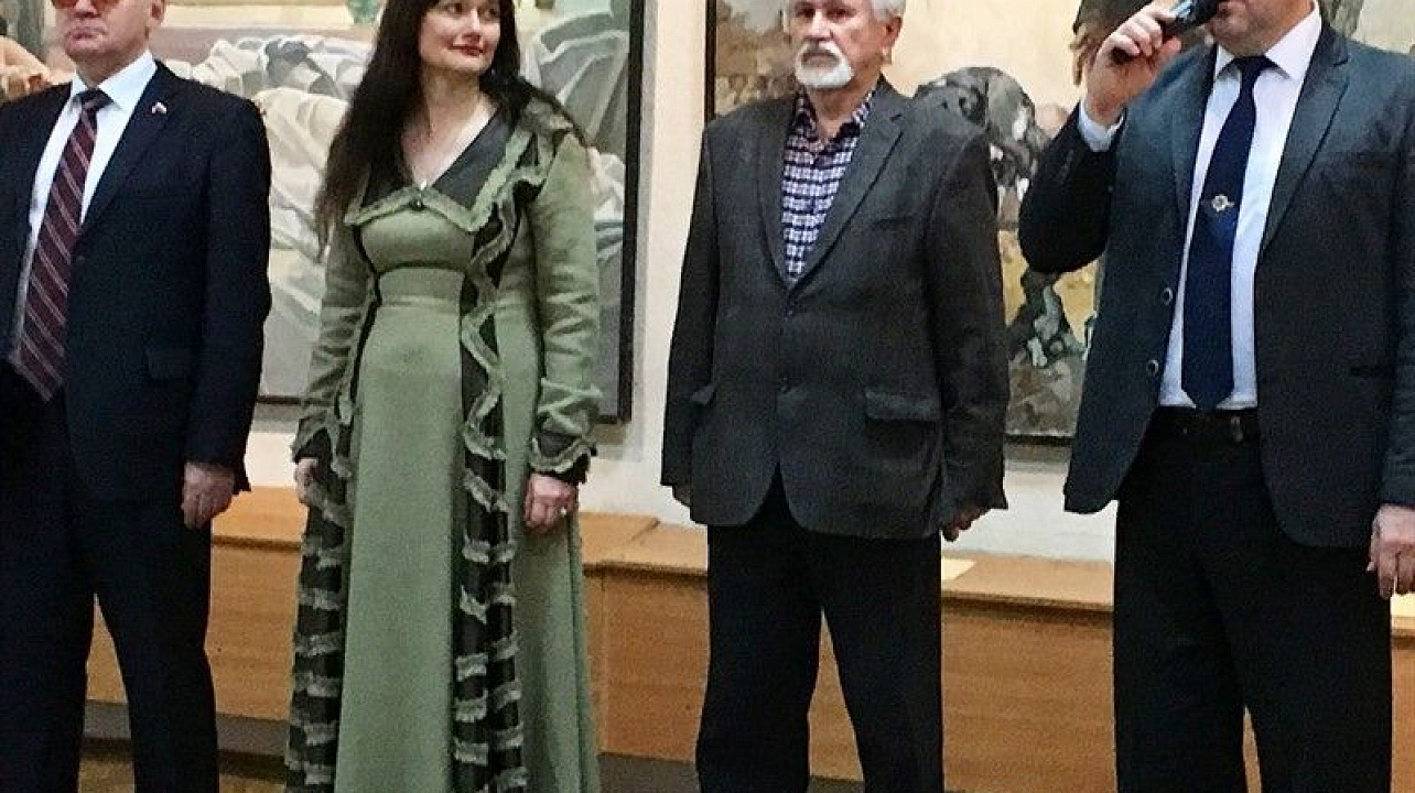 12 февраля 2018 года в Краснодарском краевом выставочном зале изобразительных искусств состоялось торжественное открытие выставки «Венок Победы».jpg