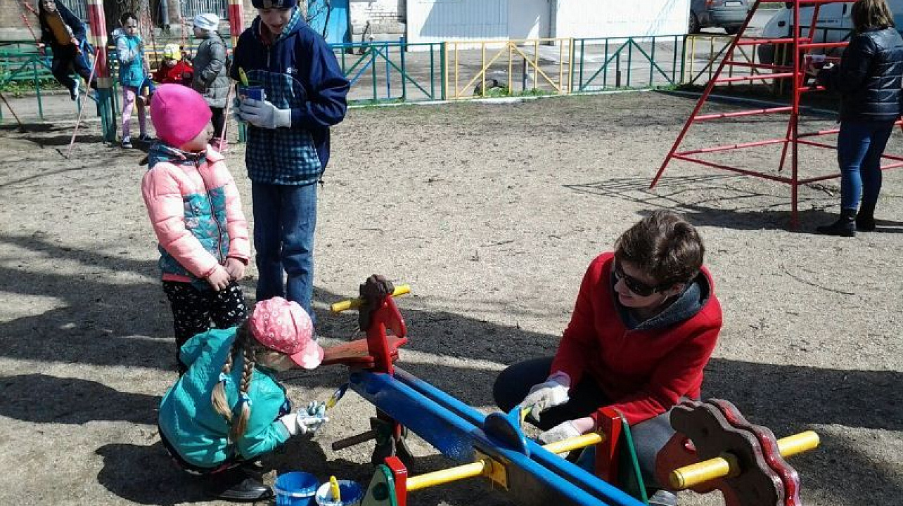 Жители Центрального округа приняли активное участие во Всекубанском субботнике