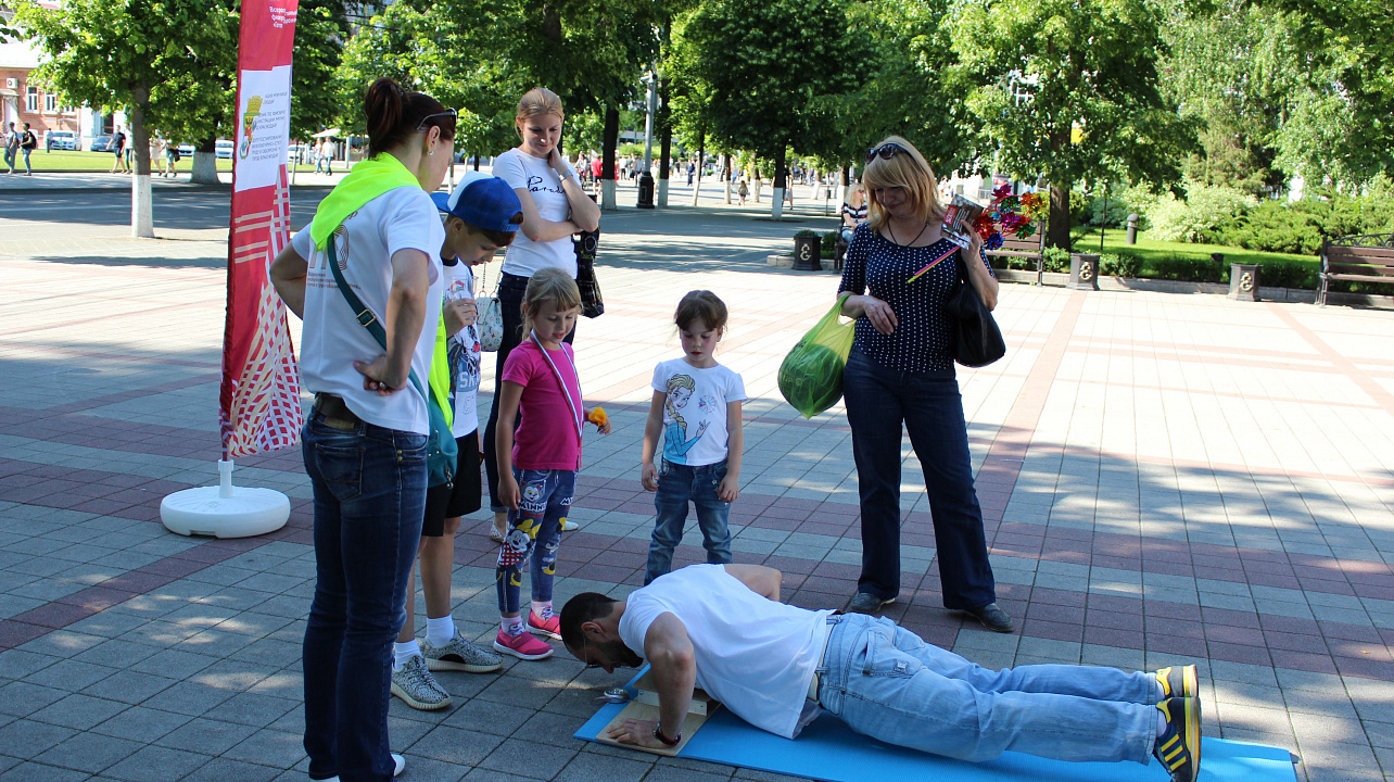Фоторепортаж с интерактивной площадки ВФСК ГТО