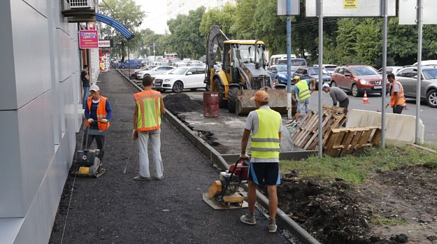 Ремонт ул. Коммунаров в Краснодаре завершится 1 сентября 2017 г.