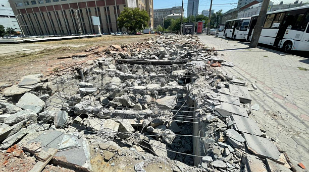 Стартовало комплексное благоустройство территории вблизи Краснодарского цирка