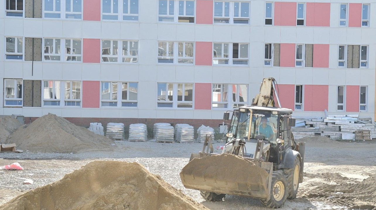 Школу по ул. им. Марины Цветаевой в Краснодаре достроят в 2020 году