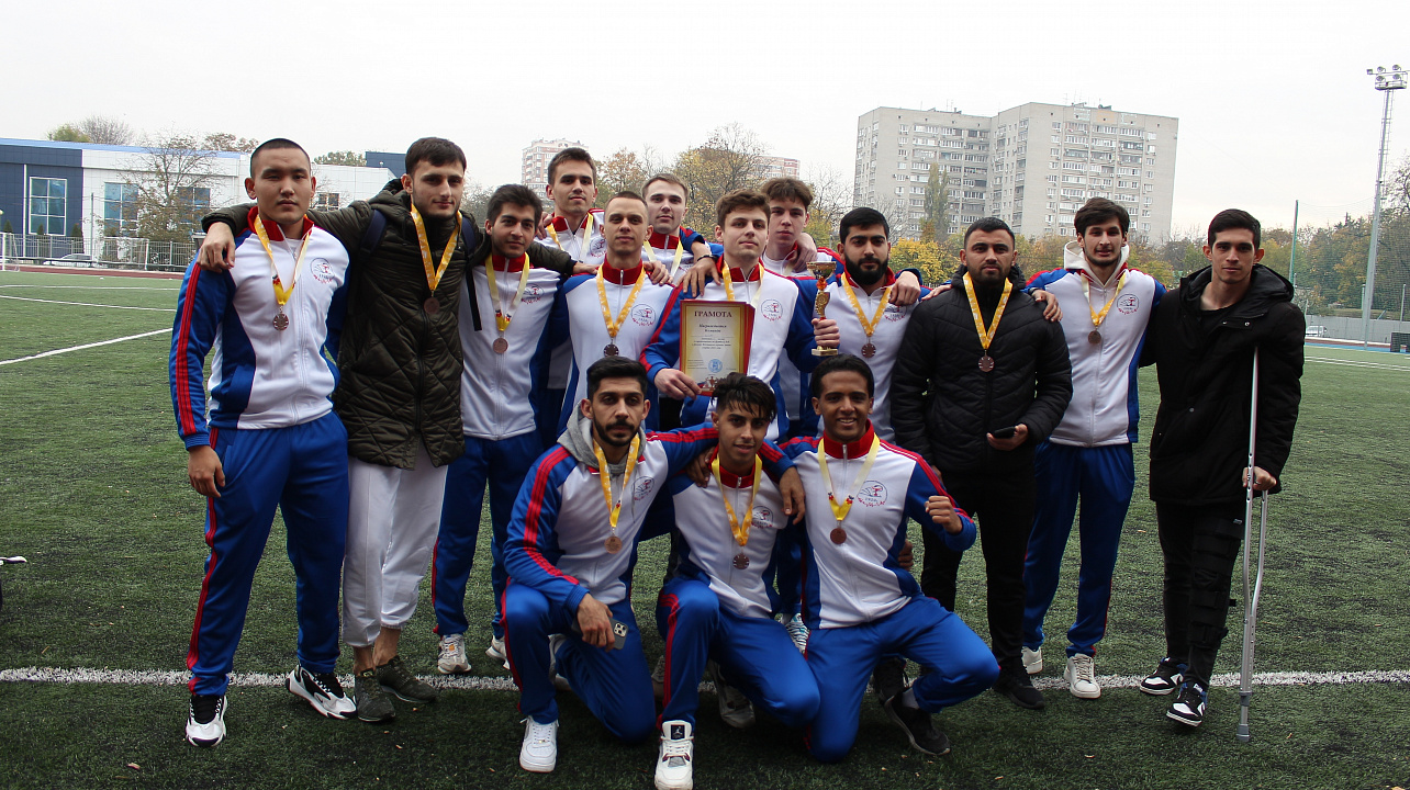 Завершился футбольный матч 8х8 среди студенческих команд  