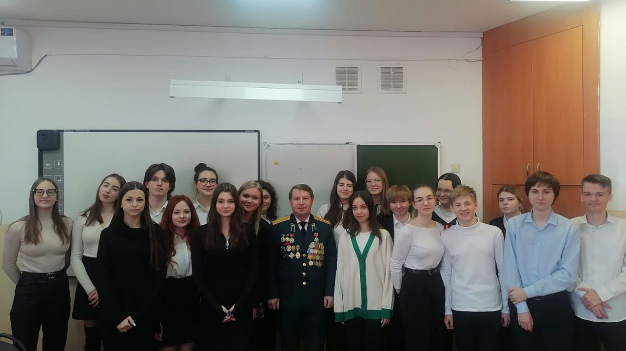 Ветераны боевых действий проводят уроки мужества в школах Прикубанского округа 