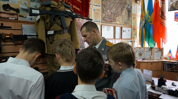 В Прикубанском округе прошла встреча с ветеранами вооруженных конфликтов в музее боевой славы воинов-интернационалистов