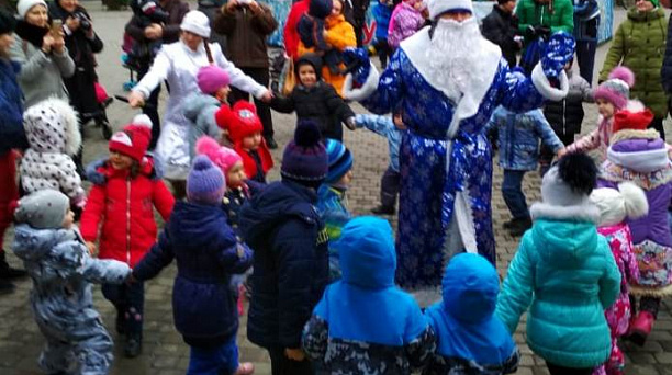 В Центральном округе прошла череда новогодних и рождественских праздников