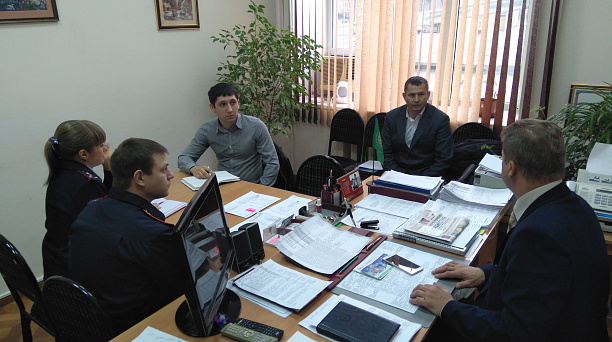 В администрации Западного  округа  провели рабочее совещание с представителями территориальных органов УМВД России по городу Краснодару