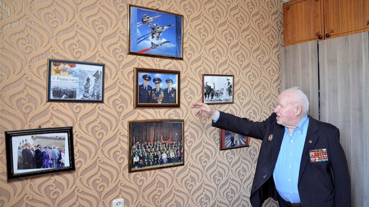 Участник  Великой Отечественной войны Владимир Бухенко отметил 95- летие