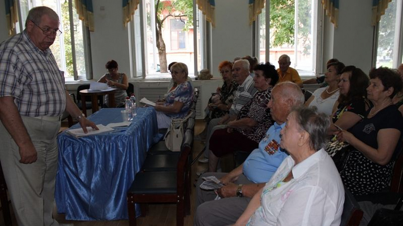 Ветераны Центрального округа отчитались о проделанной работе