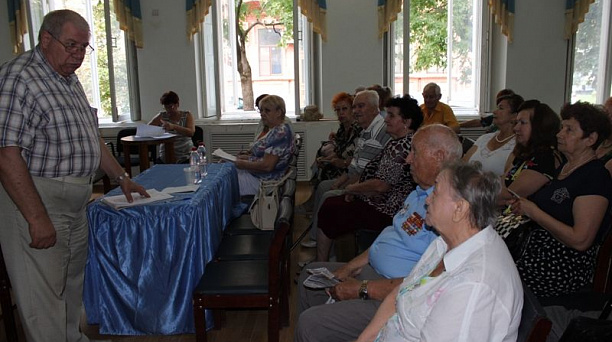 Ветераны Центрального округа отчитались о проделанной работе