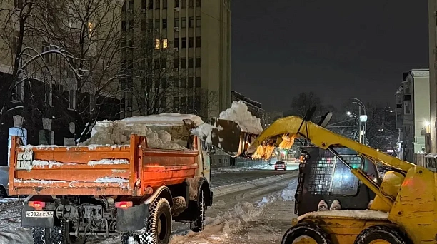 За сутки в Краснодаре от гололёда обработали свыше 544 километров дорог
