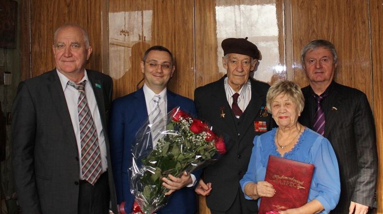 Ветерану Панфиловской дивизии Василию Павловичу Кузьменко исполнилось 90 лет