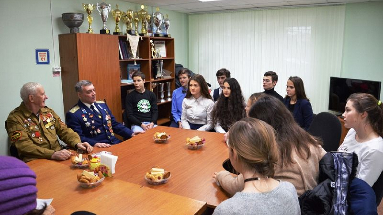 Встреча учащихся спортивной школы № 2 с ветеранами боевых действий