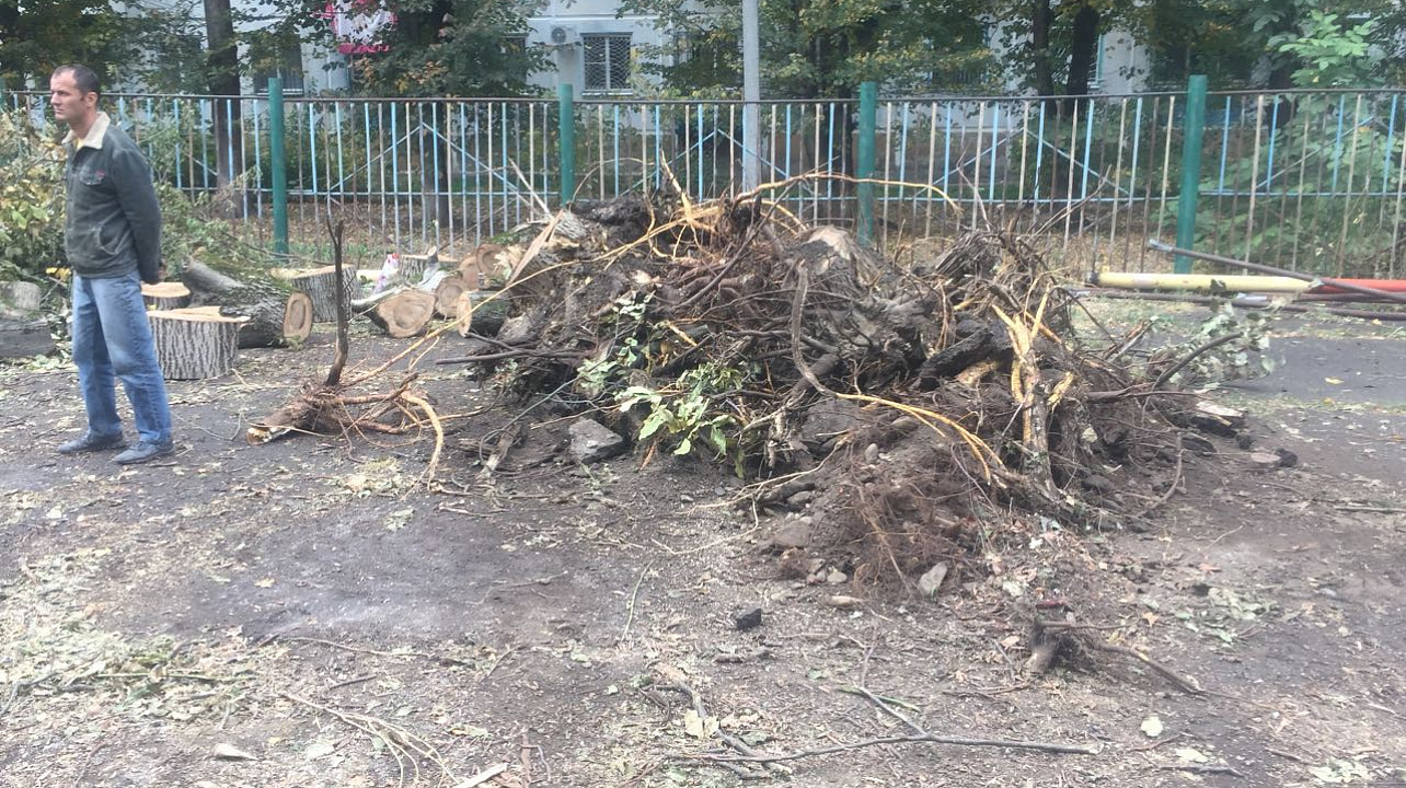 Строительство площадки ул. Димитрова 127