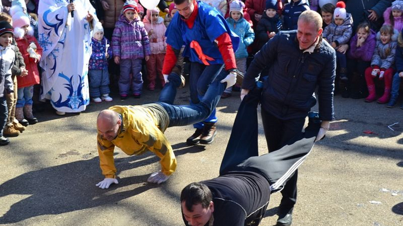В Центральном округе встретили Широкую Масленицу