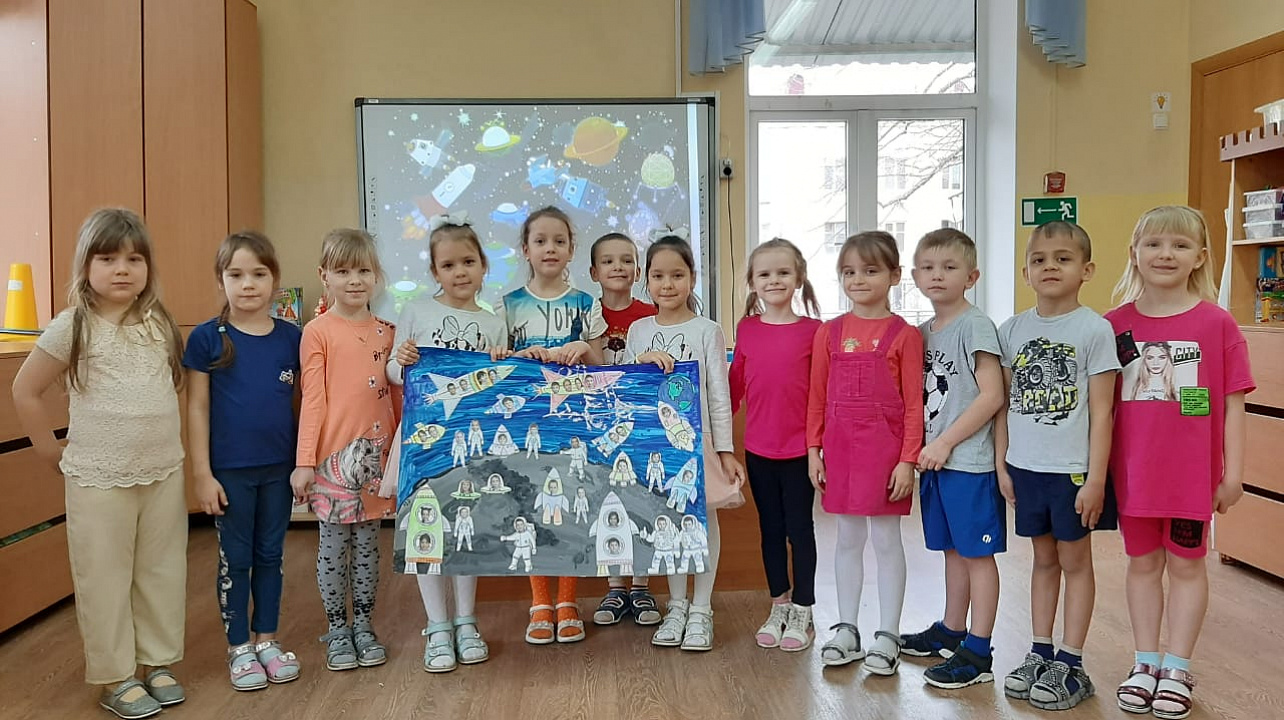 Воспитанники детского сада № 23 Западного округа отметили День космонавтики