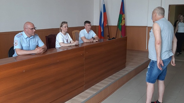 В отделе полиции округа прошло заседание территориальной комиссии по профилактике правонарушений