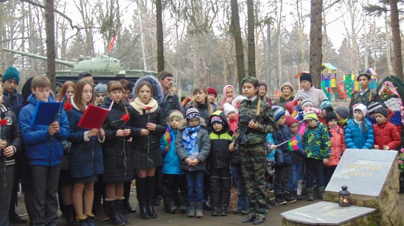 Жители Березовского сельского округа почтили память освободителей Краснодара