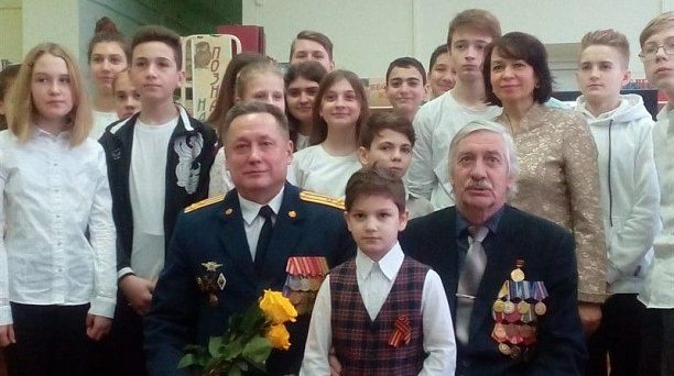 Урок мужества провели ветераны управления исполнения наказаний в детской городской библиотеке им. С.Я. Маршака и Краснодарском Техническом Колледже