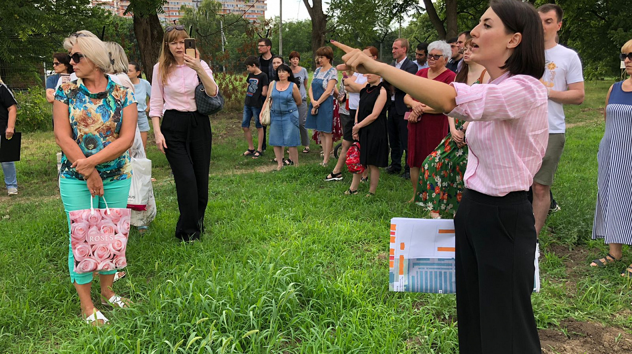 Второй проектный семинар по благоустройству Николаевского бульвара Краснодара состоялся прямо на территории зелёной зоны