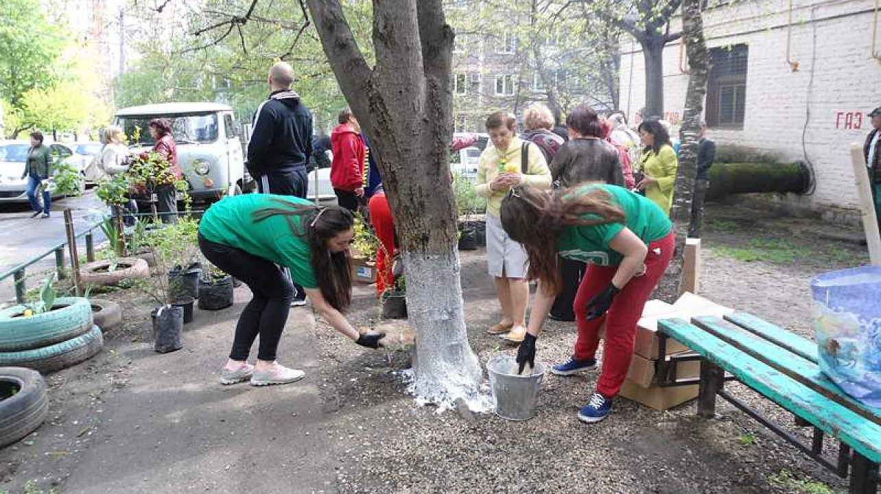 Молодое поколение учится помогать городу