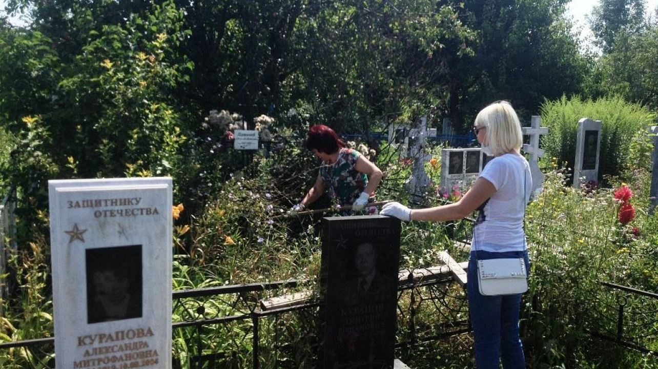 На кладбищах в Прикубанском округе очищена от амброзии территория более 90 тысяч квадратных метров