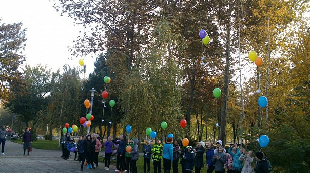 Молодежная патриотическая акция прошла в парке Победы