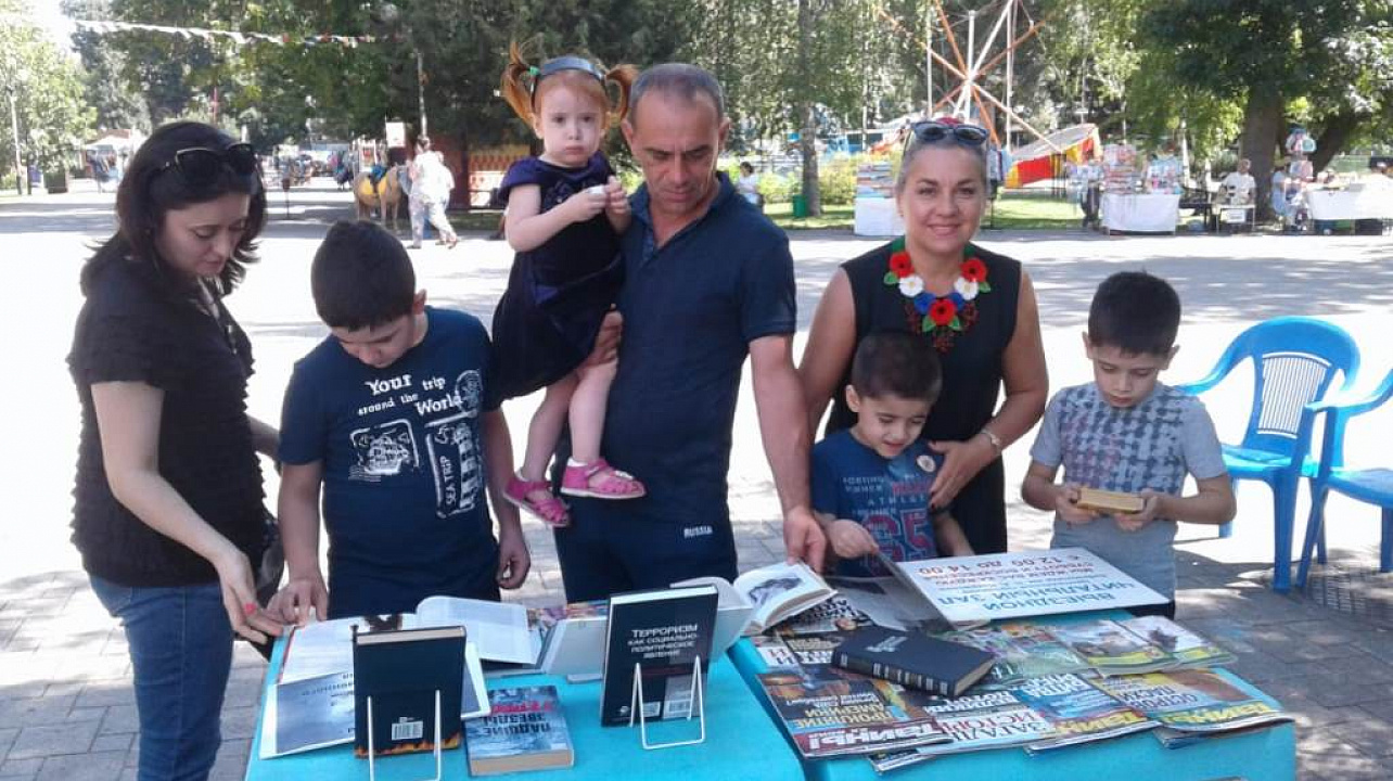 В Городском саду прошел информационный час, посвященный борьбе с терроризмом