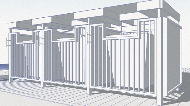 В Краснодаре разработан типовой проект ограждения для мусорных контейнеров