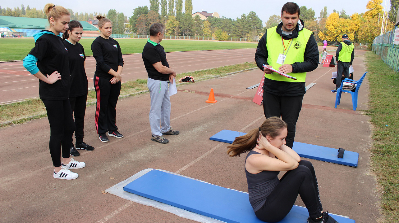 В Краснодаре участники Спартакиады профсоюзов начали выполнять нормативы ГТО