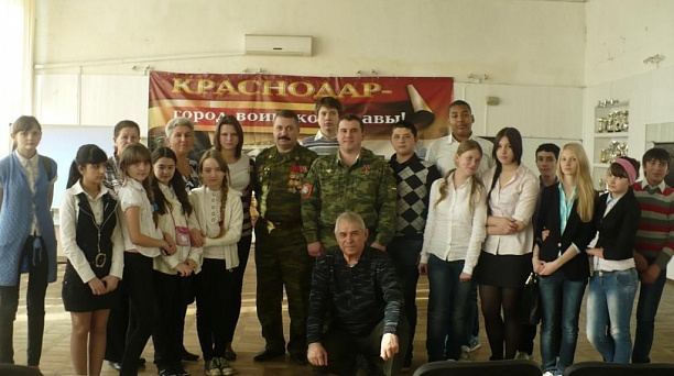 В школе №11 уроки мужества провели ветераны локальных войн 