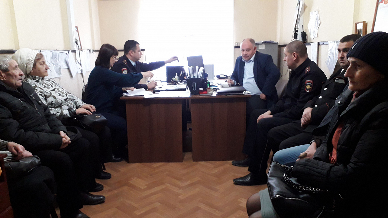 В администрации Елизаветинского сельского округа состоялось заседание территориальной комиссии по профилактике правонарушений